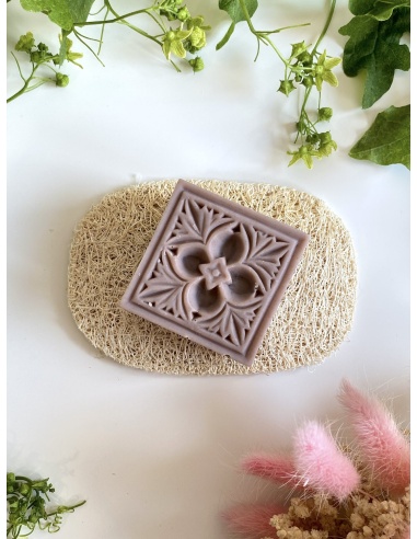 Porte savon en luffa